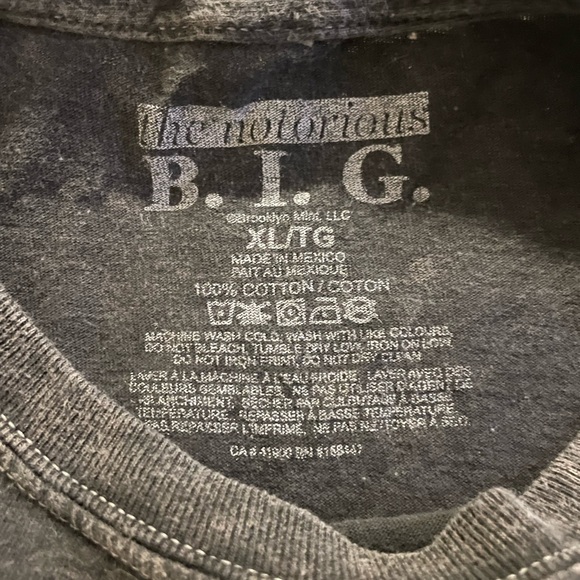Biggie Tshirt XL oversized T - Picture 3 of 3